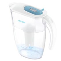 Cecotec H2ONature 2400 Active Jarra Purificadora de Agua - Filtro de 4 Capas - Capacidad de 2.4L - Indicador LCD - 3 Filtros - Tapa Extraible - Apto para Puerta de Refrigerador - Color Blanco