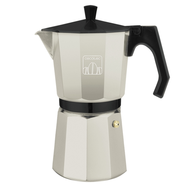 Cecotec Mokclassic 300 Cafetera Italiana para 3 Tazas - Aluminio Fundido - Apta para Gas