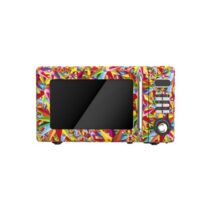 Cecotec ProClean 5110 Retro Coloring Tech Microondas Digital con Grill - 700W - Capacidad de 20L - 5 Niveles - 8 Programas Automaticos - Temporizador - Estilo Retro Colorido - Colores Variados