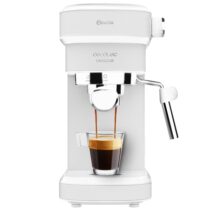 Cecotec Cafelizzia 790 White Cafetera Espresso - 1350W - Presion de 20Bar - Vaporizador Orientable - Deposito 1.2L - Doble Salida de Cafe - Sistema de Ahorro Energetico - Color Blanco