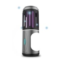 Cecotec ByeFly 3000 Go Mata Mosquitos 3 en 1 - Potencia de 5W - Bateria 1800mAh - Resistente al Agua IPX4 - Luz Lateral y Linterna - Incluye Gancho - Compacto y Portatil - Color Gris
