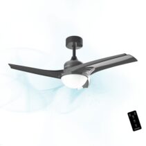 Cecotec EnergySilence Aero 470 Ventilador de Techo con 3 Aspas y Luz LED Integrada - 54W - Diametro de 42" - Mando a Distancia - 3 Velocidades - Modo Invierno - Temporizador Regulable - Color Negro