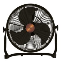 Cecotec EnergySilence 3000 Pro Ventilador Industrial de Suelo con 3 Aspas Metalicas - 90W - Motor de Cobre - 3 Velocidades - Funcionamiento Silencioso - Base Estable - Rejilla Protectora - Color Negro
