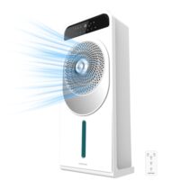 Cecotec EnergySilence 5000 Cool Wave Climatizador de 5L - 28W - Control Remoto y Pantalla LED - 12 Velocidades - Oscilacion de 360º - Modos Normal