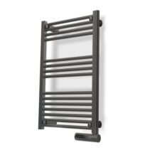 Cecotec ReadyWarm 9100 Toallero Electrico - Potencia de 500W - Pantalla LED - Control Tactil - Programador Semanal - 3 Modos de Uso - Temperatura Ajustable - Proteccion IP24 - 50x6x87cm - Color Gris