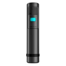Cecotec Bamba TravelControl 5000 EcoPower Bascula Portatil para Maletas - Dinamo Incorporada - Pantalla LED - Cambio de Unidades - Correa Segura y Flexible - Respuesta Rapida - Color Negro