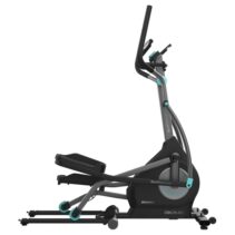 Cecotec Drumfit Elliptical 8000 Motor Pro Bicicleta Eliptica - Pantalla LCD - Volante de 8kg - App Kinomap - Plegable Verticalmente - 32 Niveles Magneticos - Zancada de 40cm - Pulsometro - Color Negro