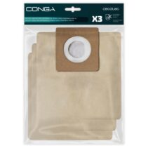 Cecotec Pack de 3 Bolsas de Recambio para Conga Powerbag 4000 XL - Alta Capacidad de Filtracion - Faciles de Instalar - Material Resistente - Mantiene la Succion Eficiente - Color Marron