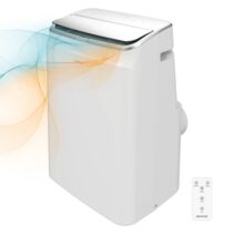 Cecotec ForceClima 1260 Aire Acondicionado Portatil - 1350W - 3000 Frigorias - 12000 BTU - Bomba de Calor - Silencioso - Cobertura hasta 28m2 - 5 Modos - Clasificacion Energetica A - Color Blanco