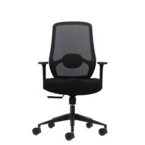 Oqonos Cherg 001 Silla de Oficina Ergonomica con Soporte Lumbar Ajustable en Altura y Profundidad