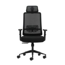 Oqonos Cherg 016 Silla de Oficina Ergonomica con Reposacabezas Cervical Ajustable