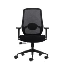 Oqonos Cherg 024 Silla de Oficina Ergonomica con Soporte Lumbar Ajustable en Altura y Profundidad
