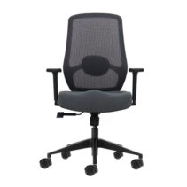 Oqonos Cherg 025 Silla de Oficina Ergonomica con Soporte Lumbar Ajustable en Altura y Profundidad