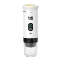 Muvip Xpresscup Cafetera Portatil - Compatible con Cafe Molido y Capsulas DG y NS - Presion de 20 Bares - Modo Caliente y Frio - Color Blanco