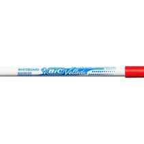 Bic Velleda 1721 Rotulador para Pizarra - Punta Fina - Trazo de 1.5mm - Borrado Optimo - Color Rojo
