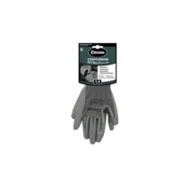 Cegasa Centurion Guantes de Trabajo Talla 9 - Fabricados en Nylon con Recubimiento de Nitrilo en Palma y Dedos - Color Gris