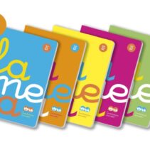 Lamela Pack de 5 Libretas Grapadas con 50 Hojas de 90g/m2 con Margen - Formato A4 - Pauta Cuadrovia de 3mm - Cubierta de Polipropileno Fluorescente - Papel Offset Blanco Extra - Colores Surtidos