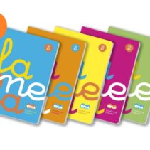 Lamela Pack de 5 Libretas Grapadas con 50 Hojas de 90g/m2 con Margen - Formato A4 - Pauta Cuadrovia de 5mm - Cubierta de Polipropileno Fluorescente - Papel Offset Blanco Extra - Colores Surtidos