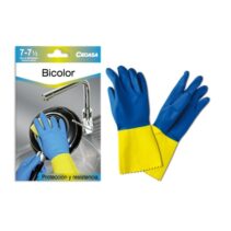 Cegasa Guantes de Latex Talla M 7-7 1/2 - Flocados - Uso General