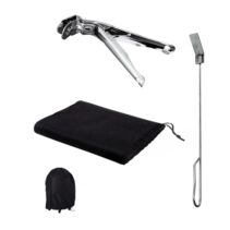 Cecotec DragonPack 6600 S Set de Accesorios para Barbacoa - Pinzas - Cubierta Protecctora - Atizador - Color Varios