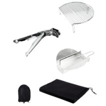 Cecotec DragonPack 6000 M Set de Accesorios para Barbacoa - Pinzas - Cubierta Protecctora - Recolector de Ceniza - Expansor de Parrilla - Color Varios