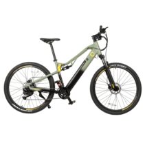 Cecotec Mountain Millor Bicicleta Electrica de 27.5" - Doble Disco de Freno Hidraulico - Autonomia 90km - Cambio Shimano 18 Velocidades - Bateria de 36V y 12.8Ah - Suspension Delantera - Color Menta