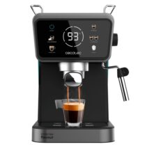 Cecotec Power Espresso Touch ColdBrew Cafetera Espresso con Vaporizador - Capacidad 1.5L - Presion 20bar - Calientatazas - Vaporizador - Temperatura Regulable - Pantalla Tactil - Color Negro