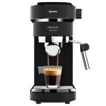 Cecotec Cafelizzia 790 Black Cafetera Espresso con Vaporizador - Potencia 1350W - Capacidad 1.2L - Presion 20bar - Vaporizador - Temperatura Regulable - Acero Inoxidable - Termoblock - Color Negro