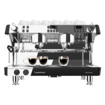 Cecotec Baristeo Mattina 2x Cafetera Espresso Profesional Doble - 4200W - Calientatazas - Presion 9bar - Caldera de Acero - Temperatura Regulable - Vaporizador - Portafiltro 58mm - Color Negro y Plateado