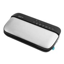 Cecotec Sealvac Steel Envasadora al Vacio - 120W - Presion 0.9 Bar - Succion 95kPa - Incluye Accesorios - Silencioso - Admite Bolsas Genericas - Funcion de Vacio para Botes - Color Negro y Plateado