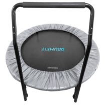 Cecotec Drumfit Jump 920 Trampolin de Fitness de 92cm - Soporta hasta 100kg - Incluye Accesorios - Base con 6 Patas - Agarre Central con Espuma Antideslizante - Color Negro