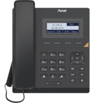 Axtel AX-200 Telefono fijo IP - PoE - 1000 Entradas - Color Negro