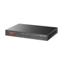 Mercusys MS110GMP Switch 10 Puertos Gigabit RJ45 10/100/1000Mbps - 8 Puertos Gigabit PoE+ y 2 Puertos Gigabit Uplink - Plug & Play - Diseño Metalico - Color Negro