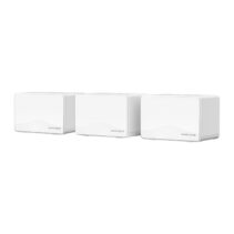 Mercusys Halo H25BE Pack de 3 Unidades Sistema Mesh Wi Fi 7 BE3600 - Cobertura Hasta 460m2 - Velocidad hasta 3600 Mbps - Color Blanco