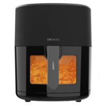 Cecotec Cecofry Fantastik Window 6500 Freidora de Aire - 1700W - Capacidad 6.5L - Pantalla Digital - Temperatura Regulable hasta 200ºC - Multifuncion - Ventana de Visualizacion - Color Negro