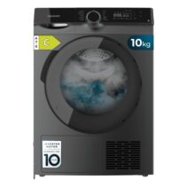 Cecotec Bolero DressCode Dry 10505 Inverter Steel Secadora con Bomba de Calor de 10kg - 14 Programas - Luz Ultravioleta - Seguro Infantil - Motor Inverter - Inicio Programable - Color Gris Oscuro