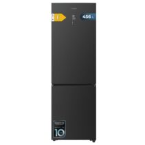 Cecotec Bolero CoolMarket Combi 456 Dark E Frigorifico Combi - Capacidad 456L - Compresor Inverter - Congelacion Ultrarapida - Silencioso - Frio Envolvente - Clase E - 201x59.5cm - Color Gris Oscuro