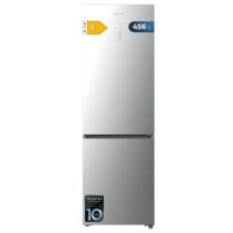 Cecotec Bolero CoolMarket Combi 456 Inox E Frigorifico Combi - Capacidad 456L - Compresor Inverter - Congelacion Ultrarapida - Silencioso - Frio Envolvente - Clase E - 201x59.5cm - Color Acero