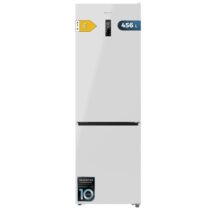 Cecotec Bolero CoolMarket Combi 456 White E Frigorifico Combi - Capacidad 456L - Compresor Inverter - Congelacion Ultrarapida - Silencioso - Frio Envolvente - Clase E - 201x59.5cm - Color Blanco