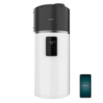 Cecotec AeroThermal 100 Water Connected Termo con Aerotermia de 100L - Pantalla Tactil - Temperatura Regulable - Control por App - Color Blanco