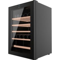 Cecotec Bolero GrandSommelier 4850 Black Compressor Vinoteca 48 Botellas - Capacidad 125L - Silencioso 42dB - Luz LED - Pantalla LED - Temperatura Regulable - Compresor de Enfriamiento - Color Negro