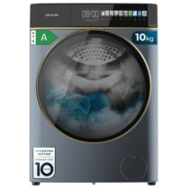 Cecotec Bolero DressCode 10900 Inverter FullColor Ice Blue A Lavadora de Carga Frontal - Capacidad 10kg - Velocidad 1400rpm - Pantalla 10.3" - Puerta XXL - Motor Inverter - 11 Programas - Color Azul