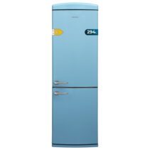 Cecotec Bolero CoolMarket Combi Origin 294+ Blue E Frigorifico Combi - Capacidad 294L - Congelacion Ultrarapida - Estilo Retro - Frio Envolvente - Clase E - 60.5x63.1x190.2cm - Color Azul