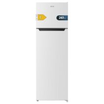 Cecotec Bolero CoolMarket 2D 261 White E Frigorifico Dos Puertas - Capacidad 261L - Defrost - Congelacion Ultrarapida - Display Interior - Puerta Reversible - Clase E - 54x54x169.3cm - Color Blanco
