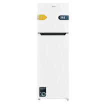 Cecotec Bolero CoolMarket 2D 255 NF White E Frigorifico Dos Puertas - Capacidad 255L - Luz LED - Temperatura Regulable - Silencioso - Clase E - 54.5x59x170cm - Color Blanco