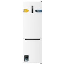 Cecotec Bolero CoolMarket Combi 356 White E Frigorifico Combi - Capacidad 356L - Modo Vacaciones - Frio Envolvente - Cajon Humedad Regulable - Clase E - 59.5x63.5x200cm - Color Blanco