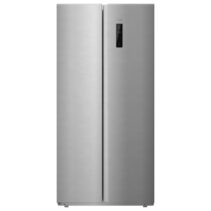 Cecotec Bolero CoolMarket SBS 430 Inox E Frigorifico Americano - Capacidad 430L - Motor Inverter Plus - Pantalla en Puerta - Modo Vacaciones y Eco - Clase E - 176x84cm - Color Acero