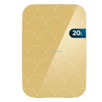 Cecotec Bolero MiniCooling 20L Bahamas Pat 2 Mini Frigorifico Portatil - Capacidad 20L - Temperatura Regulable - Enfria hasta 5ºC - Funcion Calentamiento hasta 65ºC - Color Amarillo