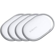 Xiaomi Tag Pack 4 Localizador Bluetooth Inteligente - Compatible con Google Find My Device - Rastreador Antiperdida para Llaves y Objetos - IP67 - Bateria CR2032 Reemplazable - Diseño Compacto - Color Blanco