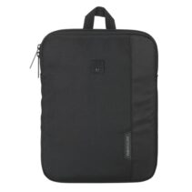 Safta F.C.Barcelona Premium Funda para Portatil hasta 10.6" - Alojamiento Acolchado - Doble Tirador en Cremallera - Gomas de Sujecion - Asa de Mano - 1.4L - 205x25x275mm - Color Negro